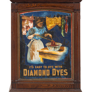 A Diamond Dyes Display Cabinet Early 346664