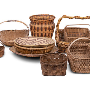 A Group of Eleven Baskets Length 34666d