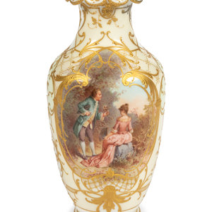 A Berlin K P M Porcelain Vase 19th 346681