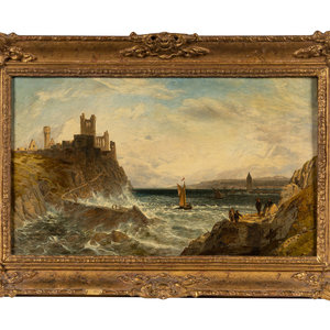 Charles Marshall British 1806 1896 Seascape 34668b