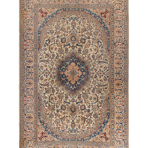 A Nain Wool Rug
Mid-20th Century
10