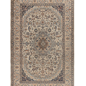 A Nain Wool Rug Second Half 20th 3466bb