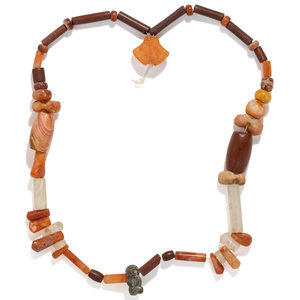 A Pre-Columbian Beaded Necklace
Length