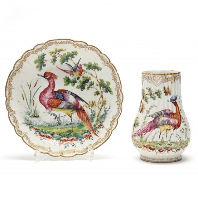 TWO CHELSEA FACTORY STYLE PORCELAINS