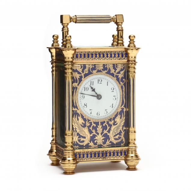 R CO FRENCH BRASS AND ENAMEL 34677b