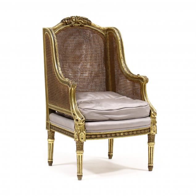 LOUIS XVI STYLE CARVED GILT AND 3467a9