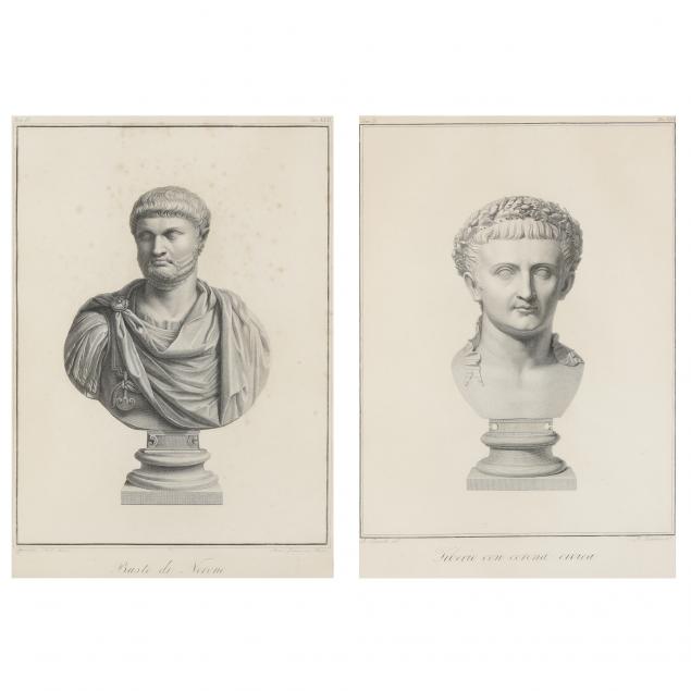 TWO ANTIQUE ITALIAN ENGRAVINGS 34680d