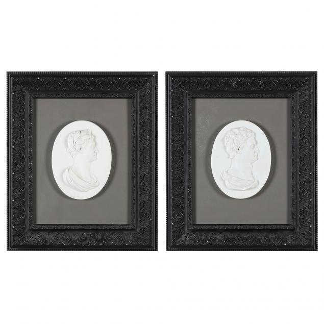 PORCELAIN PLAQUES FEATURING TWO 346879