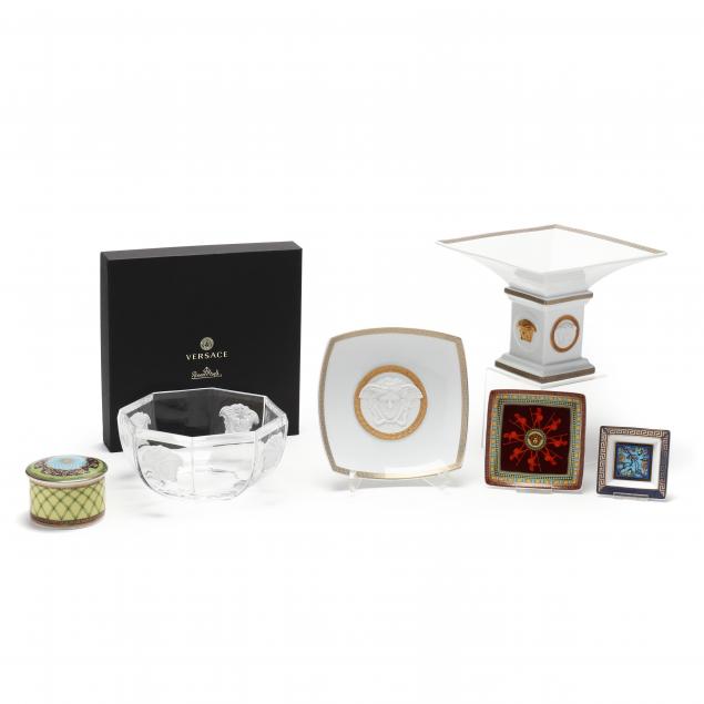 A SELECTION OF SIX VERSACE DECORATIVE 3468f8