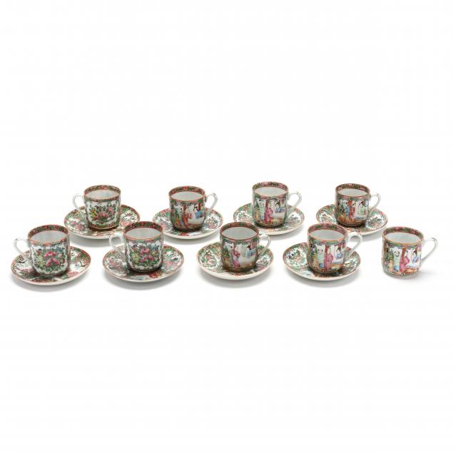 A GROUP OF CHINESE PORCELAIN ROSE