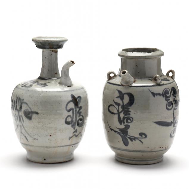 TWO ASIAN VESSELS 19th century 34692c