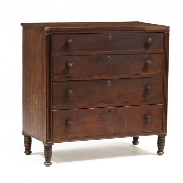 SOUTHERN FEDERAL WALNUT CHEST OF 34698c