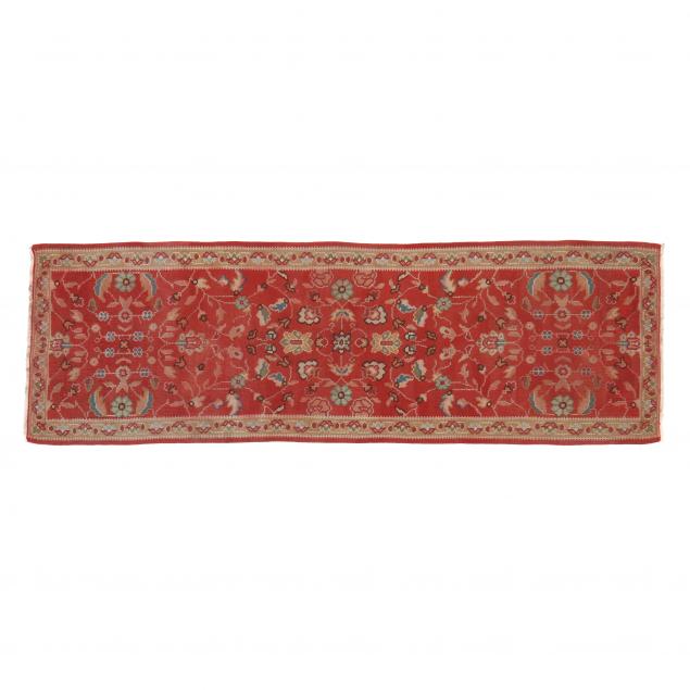 KILIM RUNNER Red field with floral and