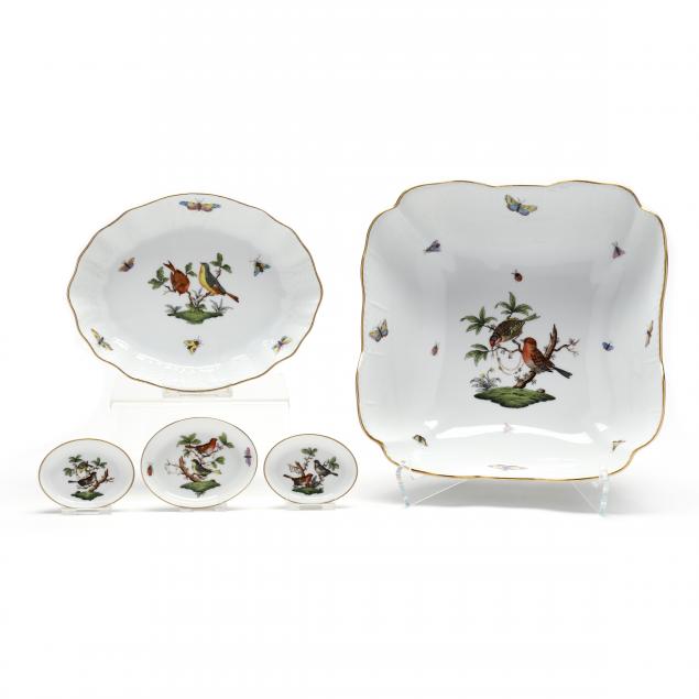 HEREND PORCELAIN SALAD BOWL AND 346a38