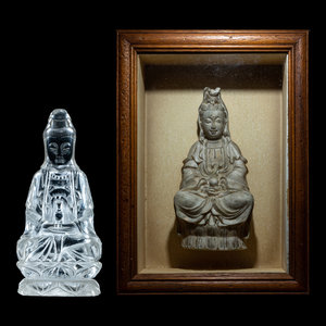 Two Chinese Figures of Guanyin Late 346a4d