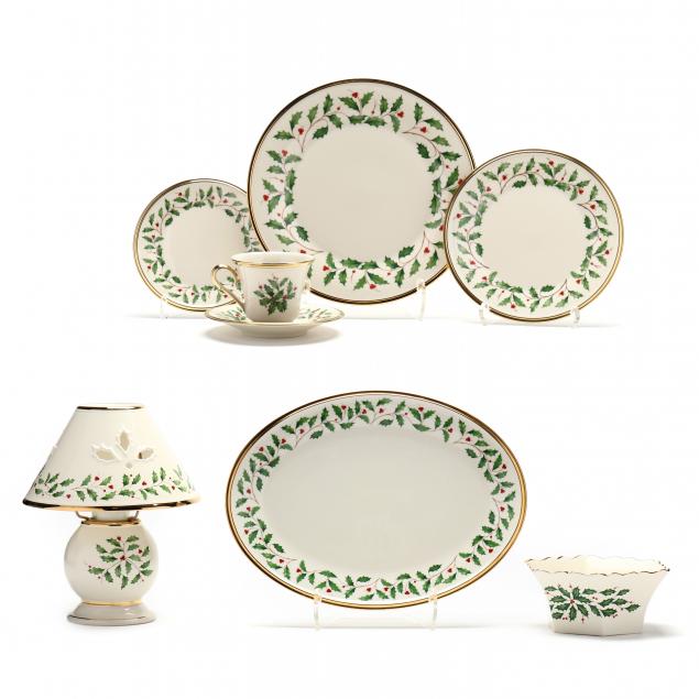LENOX COLLECTION OF HOLIDAY PATTERN 346a51