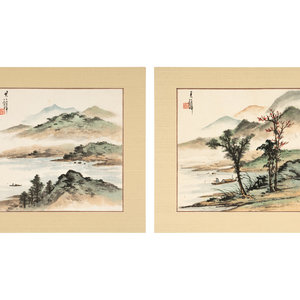 Huang Junbi Chinese 1898 1991 Landscape ink 346a76