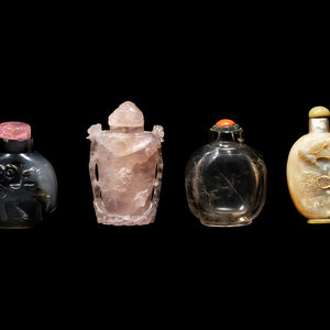 Four Chinese Snuff Bottles
19th-early