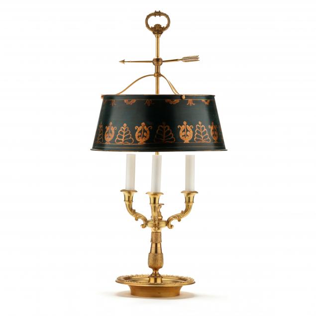 VINTAGE BOUILLOTTE TABLE LAMP WITH