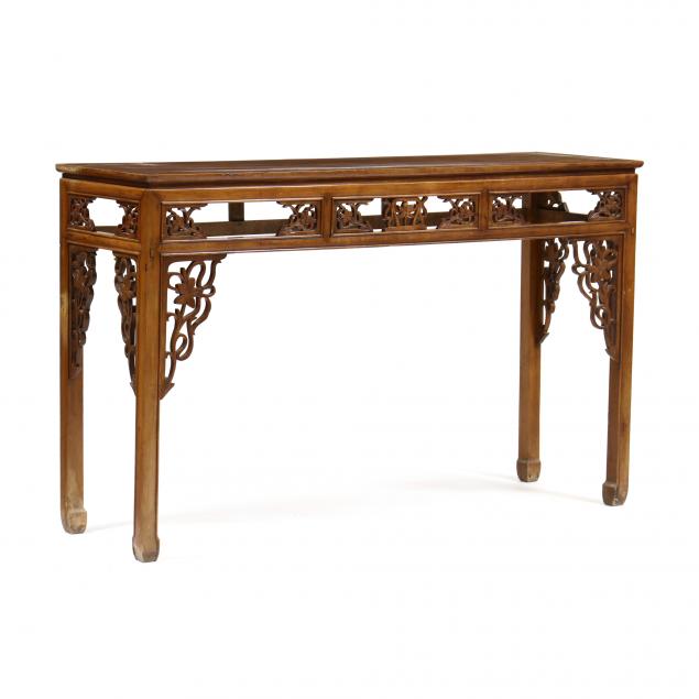 A CHINESE TALL ALTAR TABLE  Mid