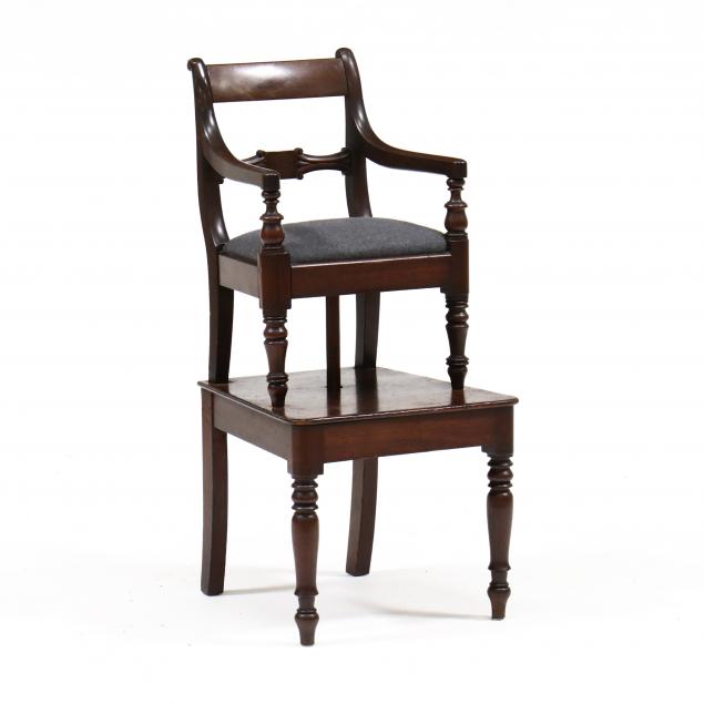 WILLIAM IV MAHOGANY CHILD S HIGH 346d1c