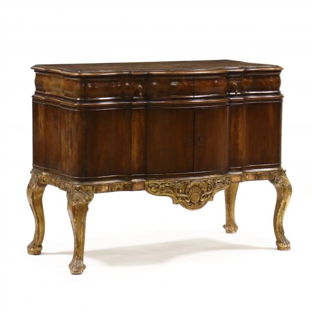 GEORGE II STYLE CABINET ON STAND 346d18