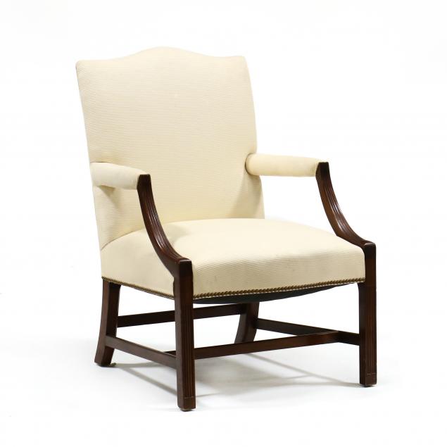 CHIPPENDALE STYLE LOLLING CHAIR Late