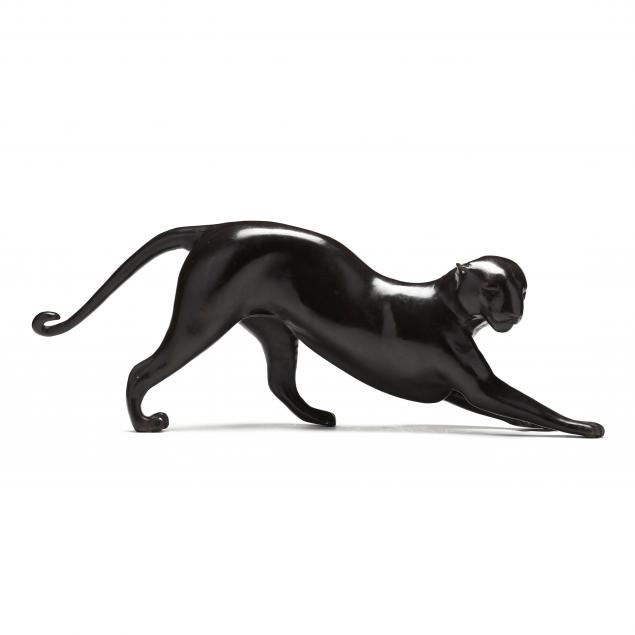 MAITLAND-SMITH, BRONZE MODEL OF A PANTHER