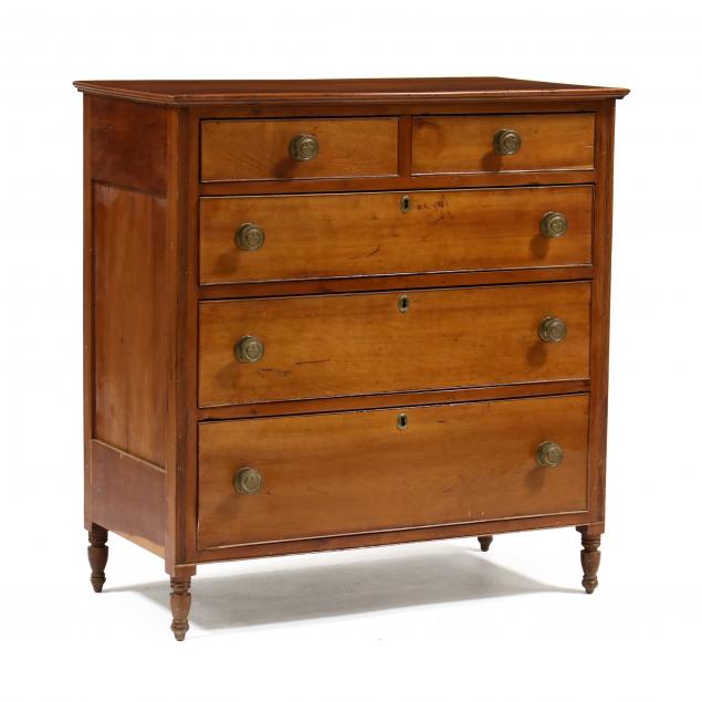 SOUTHERN LATE FEDERAL CHERRY CHEST 346d7a