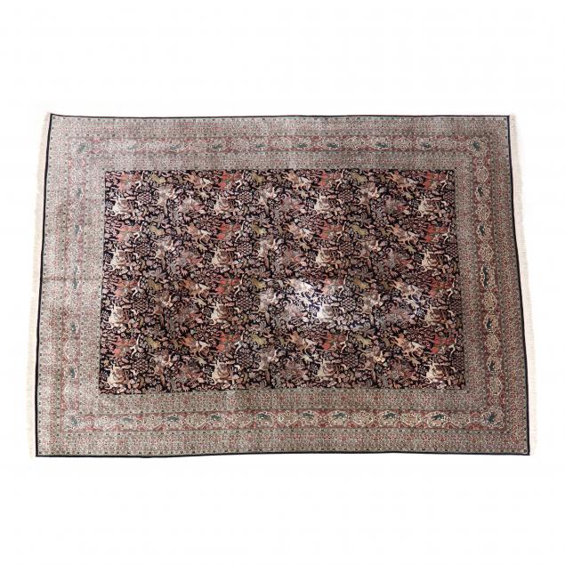 INDO PERSIAN PICTORIAL CARPET Dark