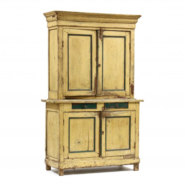 FRENCH COUNTRY PAINTED CUPBOARD