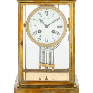 A Continental Brass Regulator Clock 346eb3