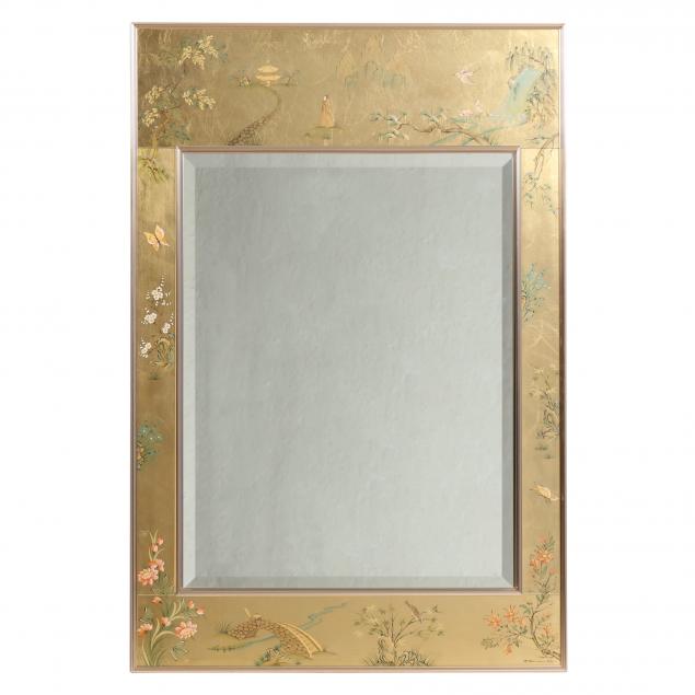 LA BARGE, CHINOISERIE MIRROR Late