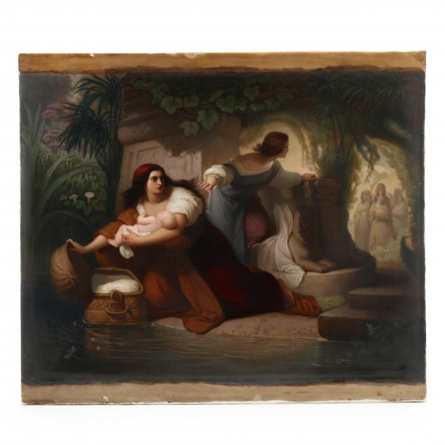 KPM PORCELAIN PLAQUE THE FINDING 346ffd