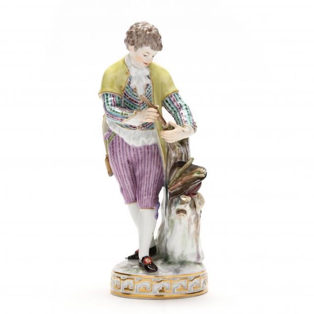 MEISSEN FIGURINE OF A GRAFTER Late