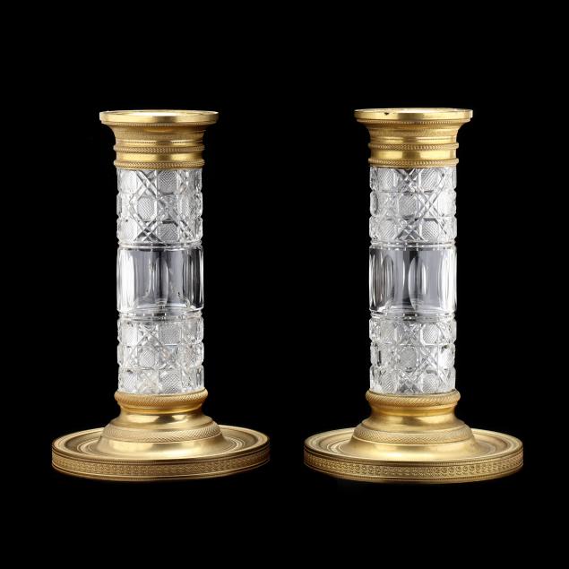 PAIR OF NEOCLASSICAL STYLE ORMOLU