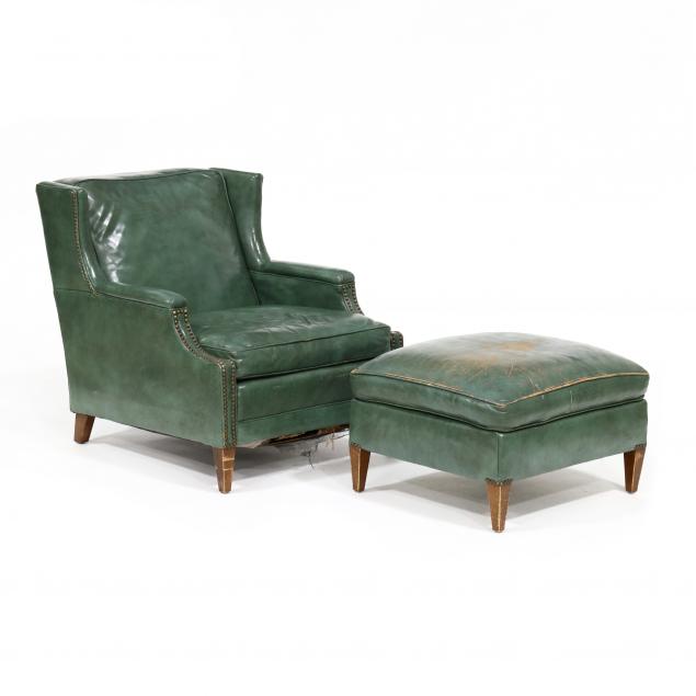 VINTAGE LEATHER UPHOLSTERED CLUB 347071