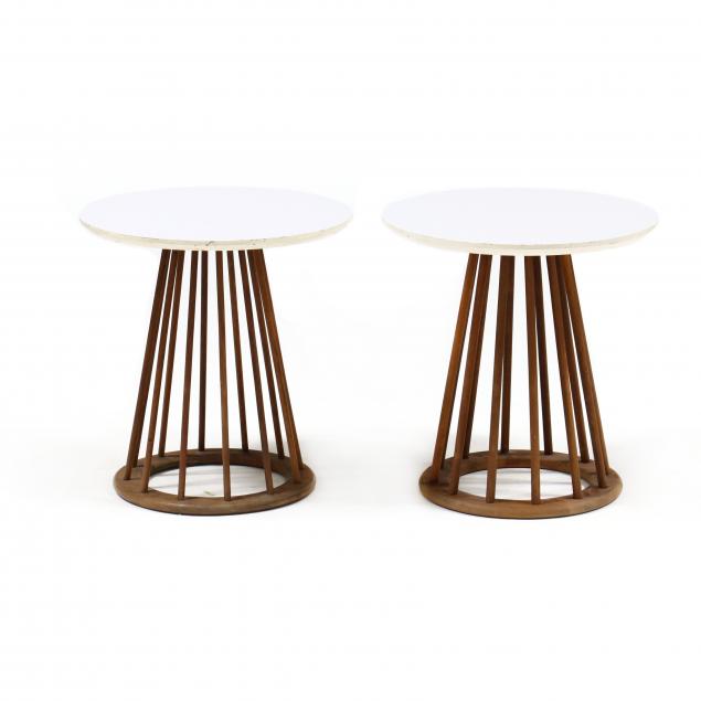 ARTHUR UMANOFF PAIR OF SIDE TABLES 3470a1