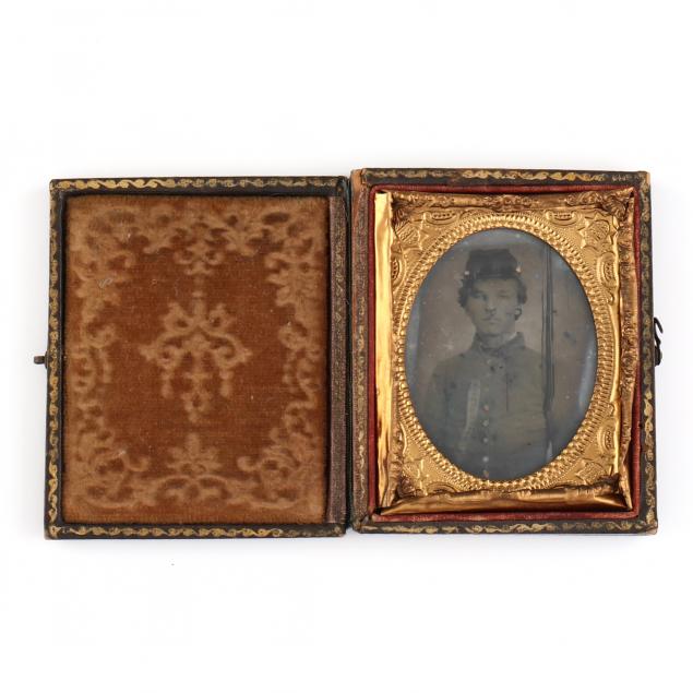 NINTH PLATE AMBROTYPE OF YOUNG