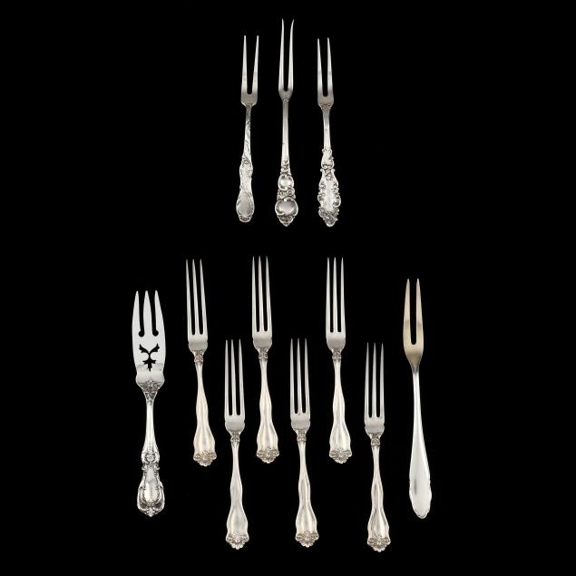 A COLLECTION OF 12 STERLING SILVER 347248