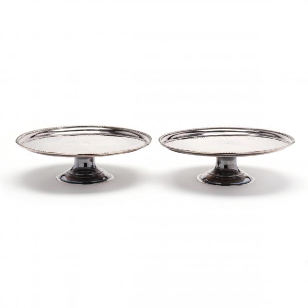 A PAIR OF GEORGIAN STYLE SILVERPLATE 347259