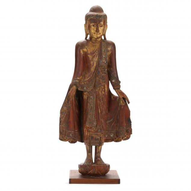 A BURMESE STANDING BUDDHA SCULPTURE 3472b6