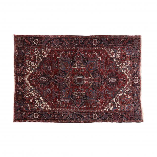 HERIZ CARPET Red field with large 3472df