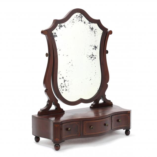 EDWARDIAN INLAID MAHOGANY SHAVING 347312