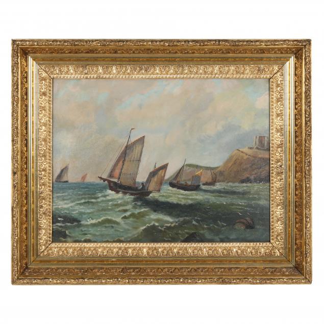 CONTINENTAL MARITIME PAINTING Unsigned  34733f