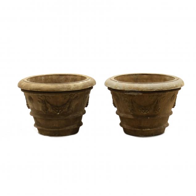 PAIR OF NEOCLASSICAL STYLE CAST