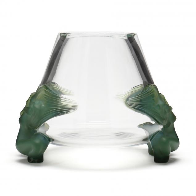 LALIQUE ANTINEA CRYSTAL VASE France  347364