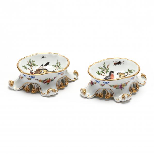 PAIR OF 18TH CENTURY MEISSEN PORCELAIN