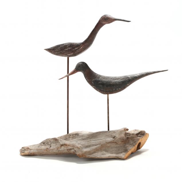 TWO FINE CONTEMPORARY DECOYS ON 3473d6