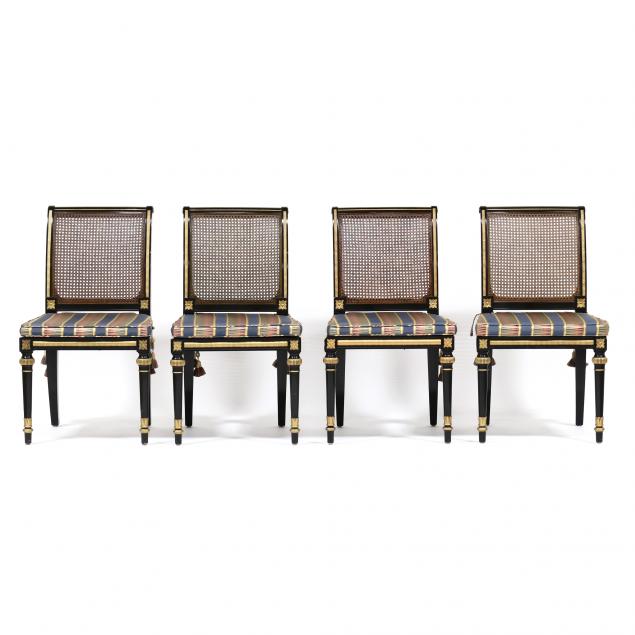 BAKER, SET OF FOUR NEOCLASSICAL